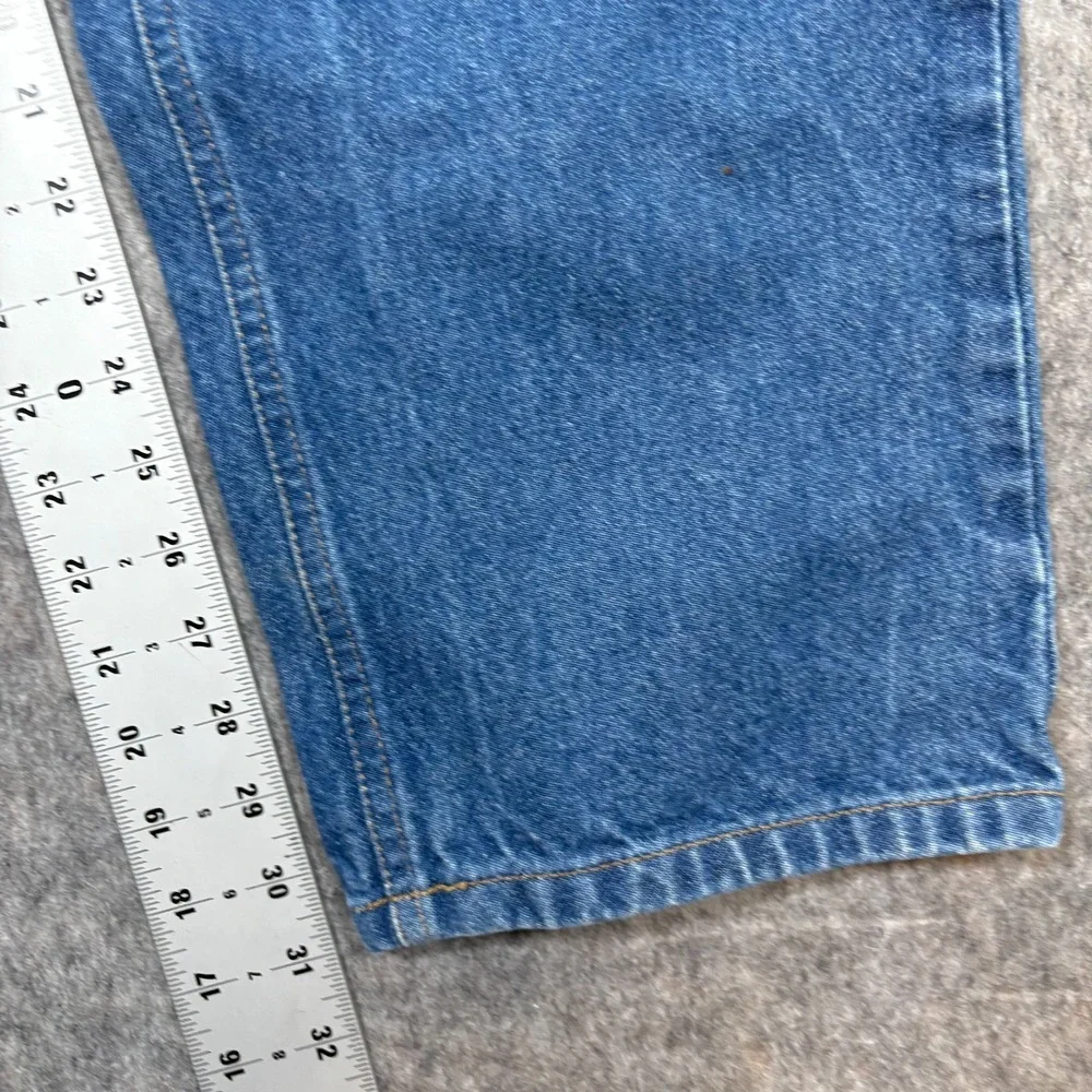 Carhartt Jeans Men's‎ Size 37 Vintage Blue Medium Wash Denim Pants Relaxed Fit